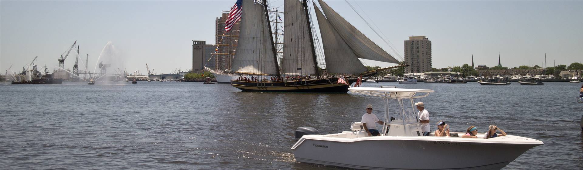 Norfolk's Sail250 America with Tall Ships